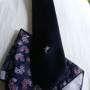 COPY - Pegasus silk necktie and handkerchief $25 +